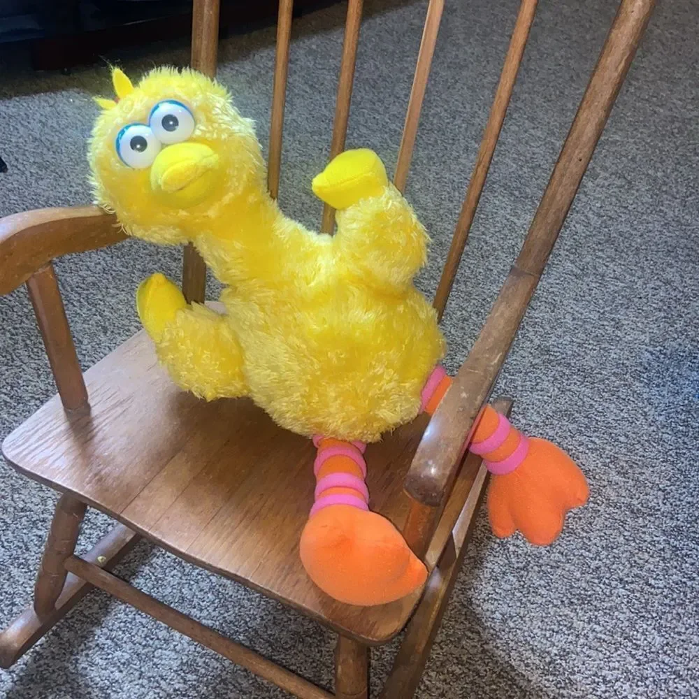 Vintage Big Sesame Street Bird Plush Doll